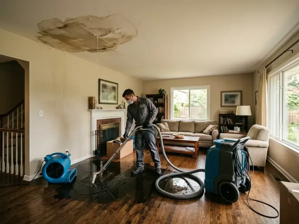 attic-pipe-burst-ceiling-drip-008 — frequently asked questions, Water Damage Restoration & Carpet Care in Twin Lakes, WI